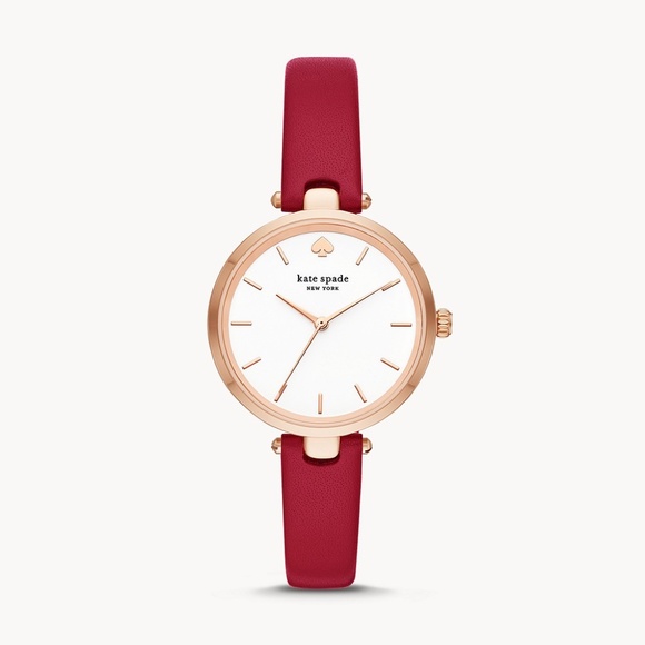 KATE SPADE NY holland watch and earring set, 34mm, Main, color, ROSE GOLD - Picture 4 of 6